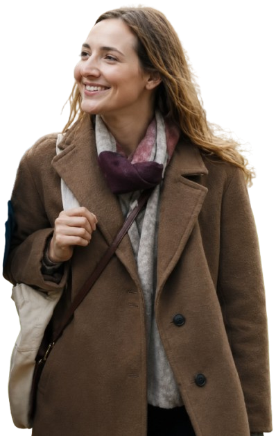 Poetic License 2026 Leslie Mann Long Coat - Image 3